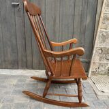 Wooden rocking-chair