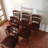 set de 6 chaises art deco