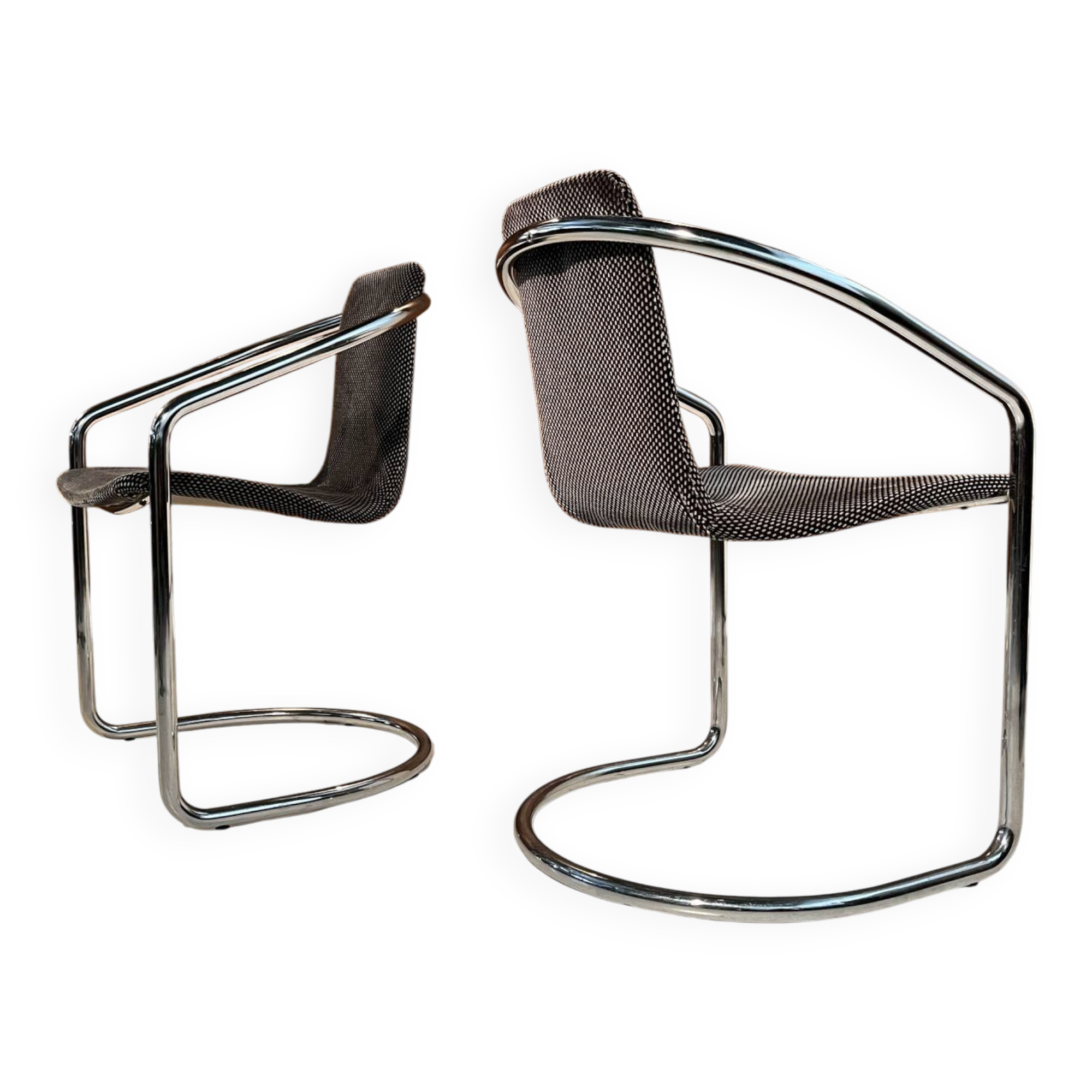 Paire de chaises vintage 1970