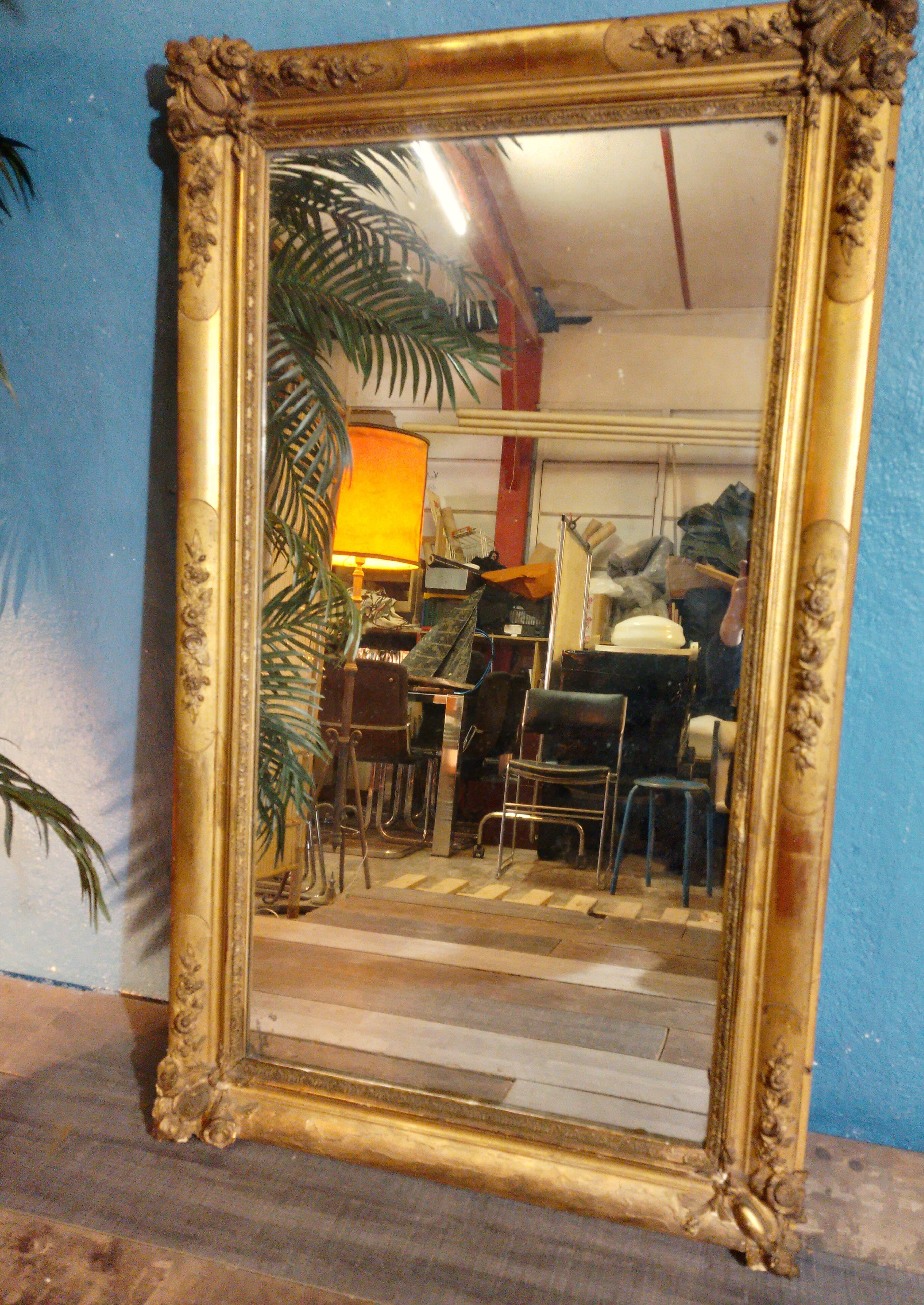19th century wall or table mirror