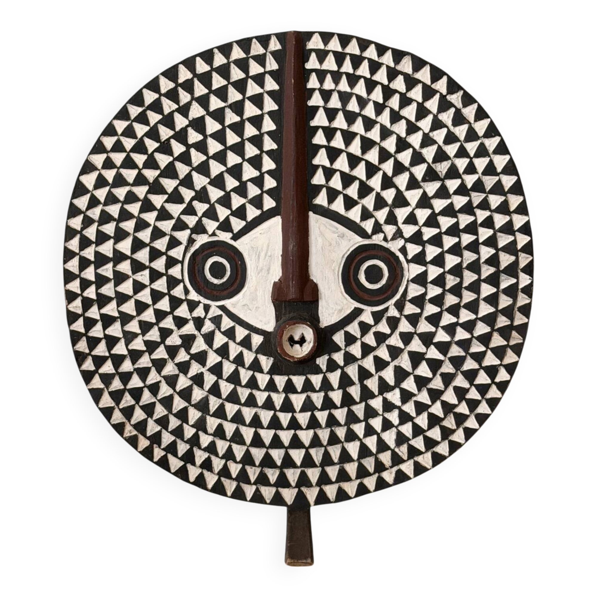 Large wooden sun mask (Burkina Faso)