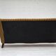1960s, 3-seater Danish sofa, green furniture wool, original condition.