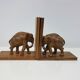 Elephant bookends, 1960s.