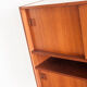 Vintage teak buffet with sliding doors, France 1960