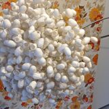 Lampadaire cocoon blanc en soie par ango