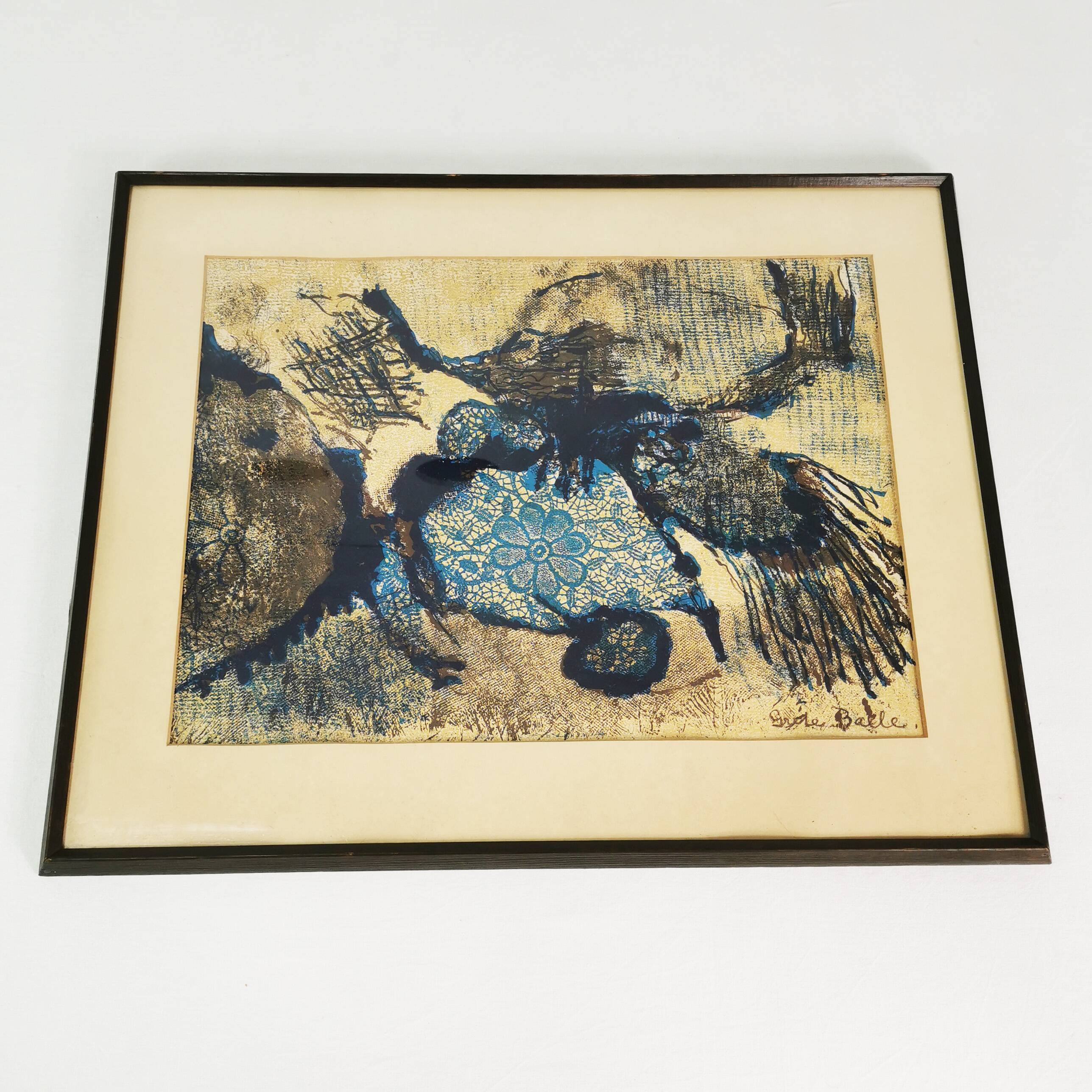 Grete Ball Litografia "Kompozycja" Dania 1972 rok