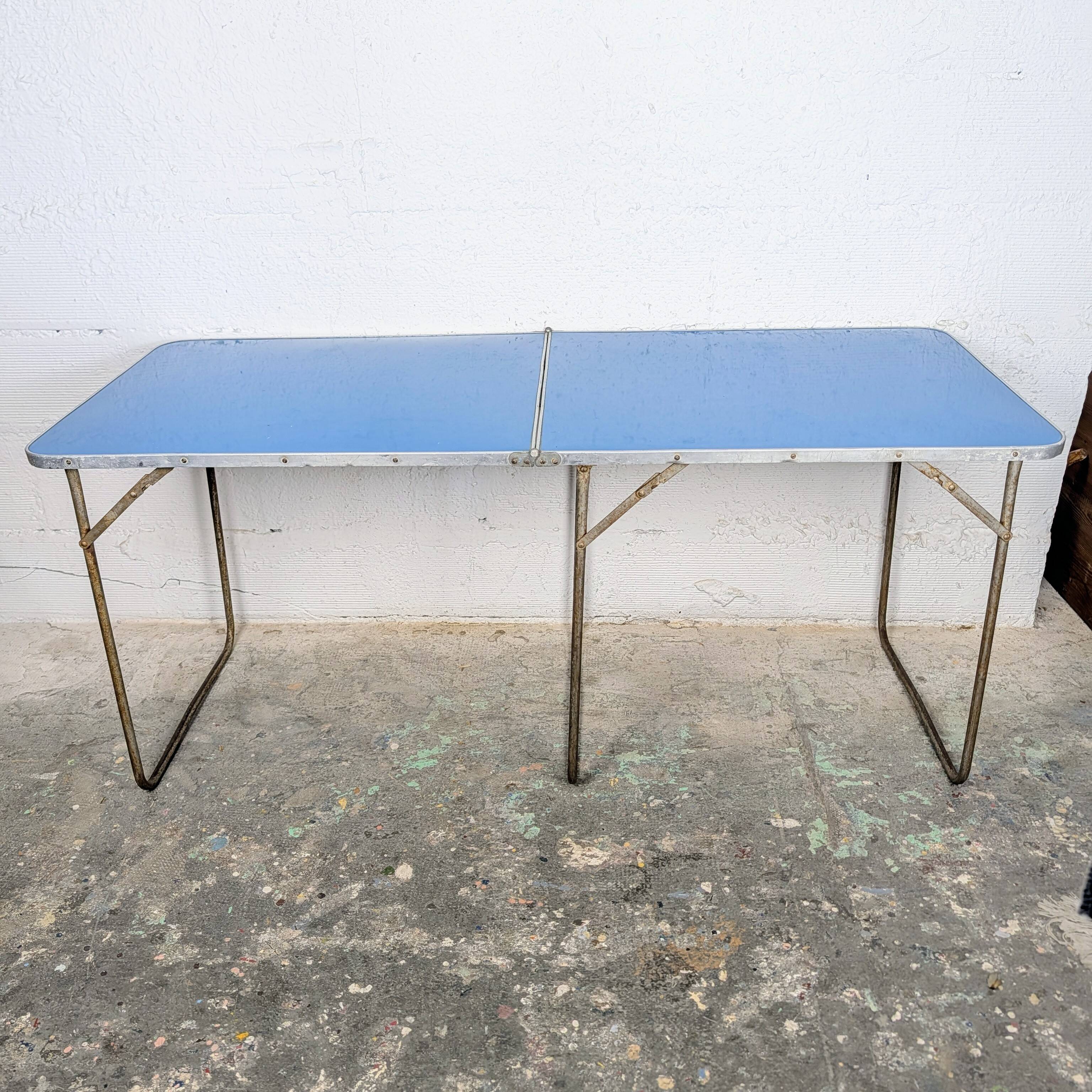 Vintage folding camping table