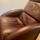 Fauteuil relax Jori des années 70 80 en cuir