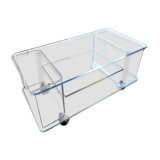 Polycarbonate TV stand "les Invisibles" by Marais