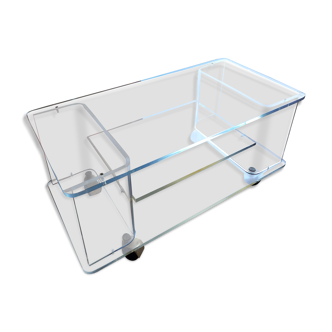 Polycarbonate TV stand "les Invisibles" by Marais