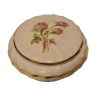 Bonbonnière en porcelaine de limoges décor roses