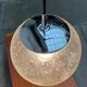 Vintage German glass pendant light Space Age Ah 105 by Peill & Putzler, 1970s.