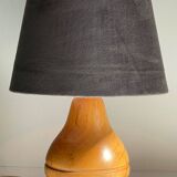 LAMPE Bois Massif VINTAGE