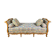 Bench Louis XV shaped boat in fruit wood