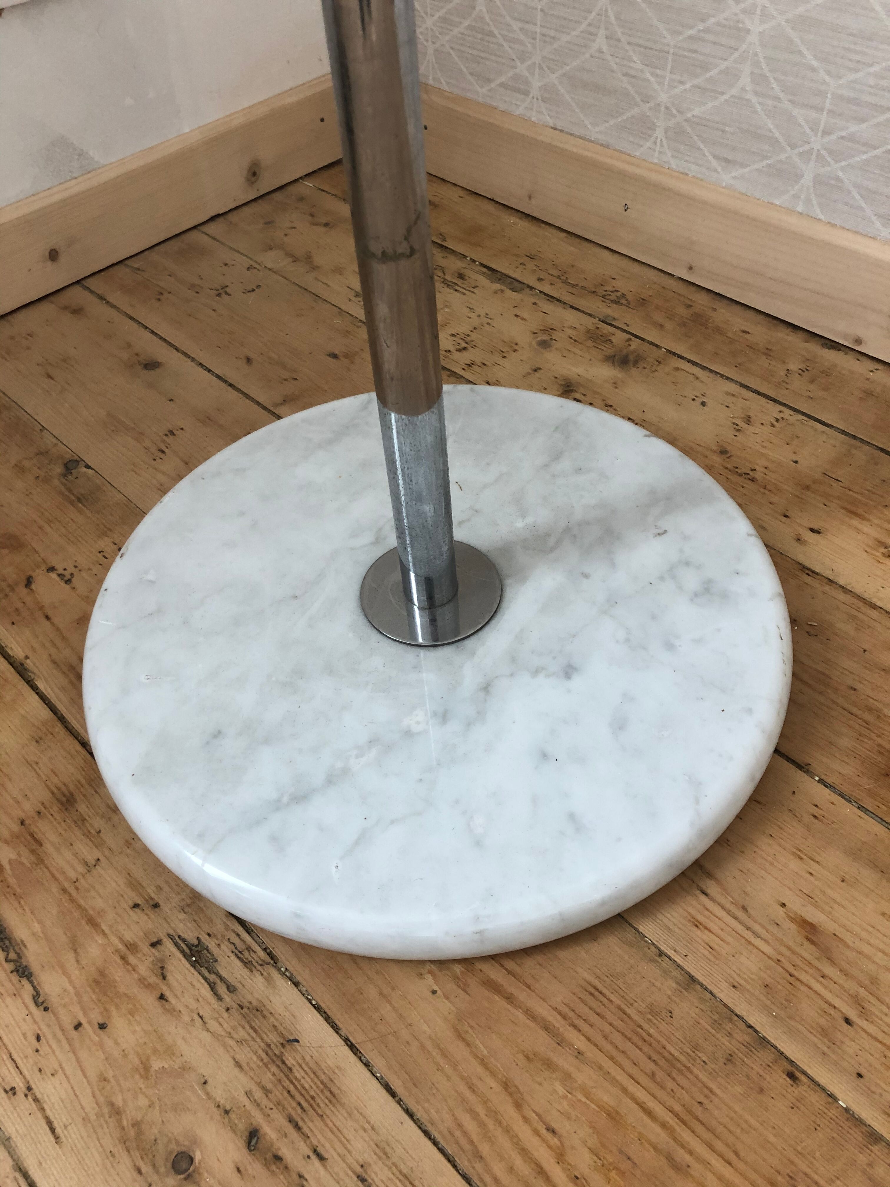 Halogen lamppost Bruno Gecchelin model Mezzaluna editor Skipper 1970