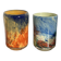 Da’ Rossi 2008 pair of artisanal handblown glass tumblers
