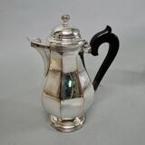 Coffee and tea service silver metal 3 pieces