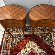 Pair of Louis XV kidney-shaped bedside tables