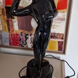 Ceramic lamp by VL Hollande 1970