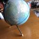 Girard and Barrère terrestrial globe on tripod base / vintage 50s-60s