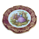 Decorative plate in Limoges porcelain