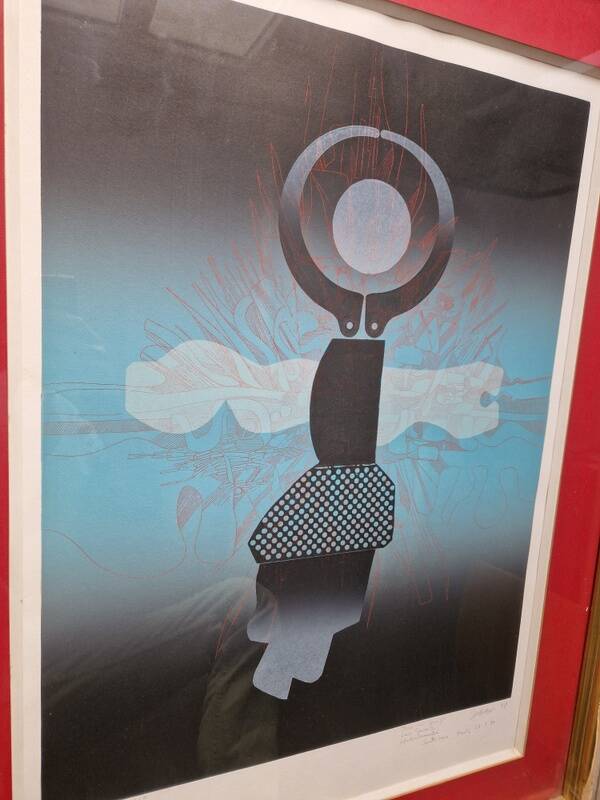 Antonio Andivero (1934-2017) - Colour lithograph - The Visit - 15/75