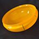 Vintage orange lampshade from the 70s – opaline glass – Space Age style A610