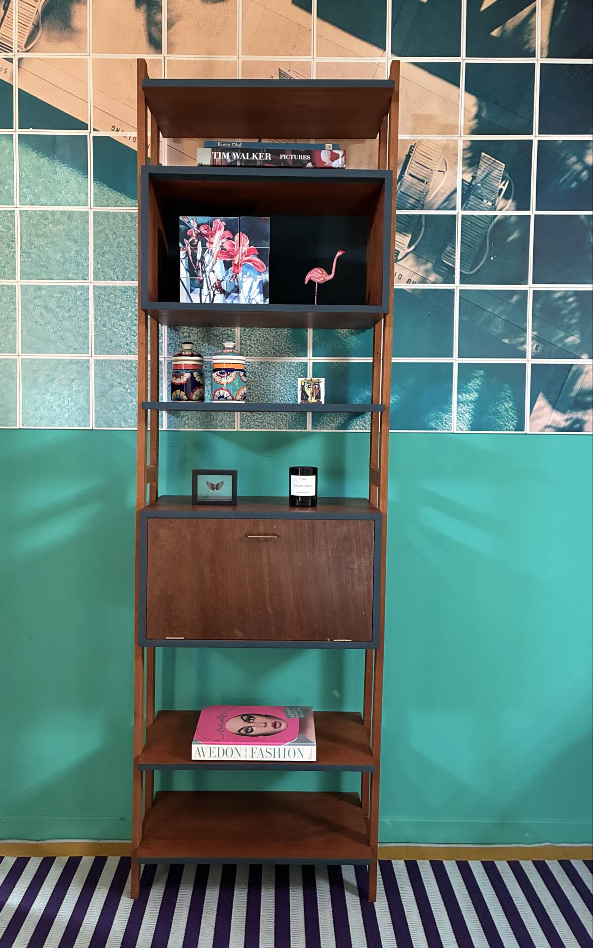 Bibliothèque Vintage Scandinave