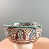 Polychrome ceramic bowl – Fès, early 20th century
