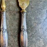 Silver and gilt fish serving cutlery no. 1
