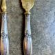 Silver and gilt fish serving cutlery no. 1