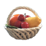 Fruit basket in dabbling