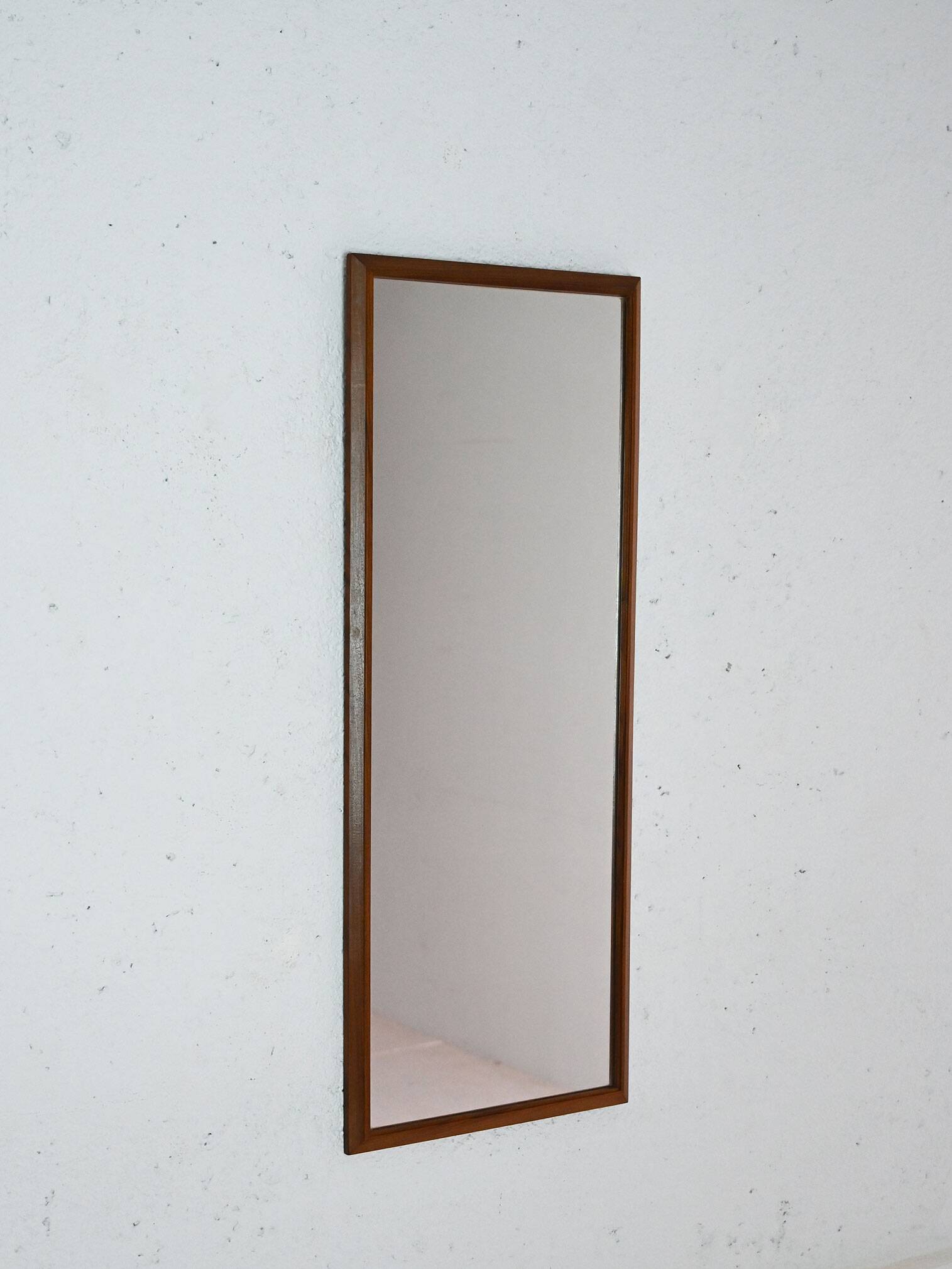 Miroir rectangulaire vintage en chêne