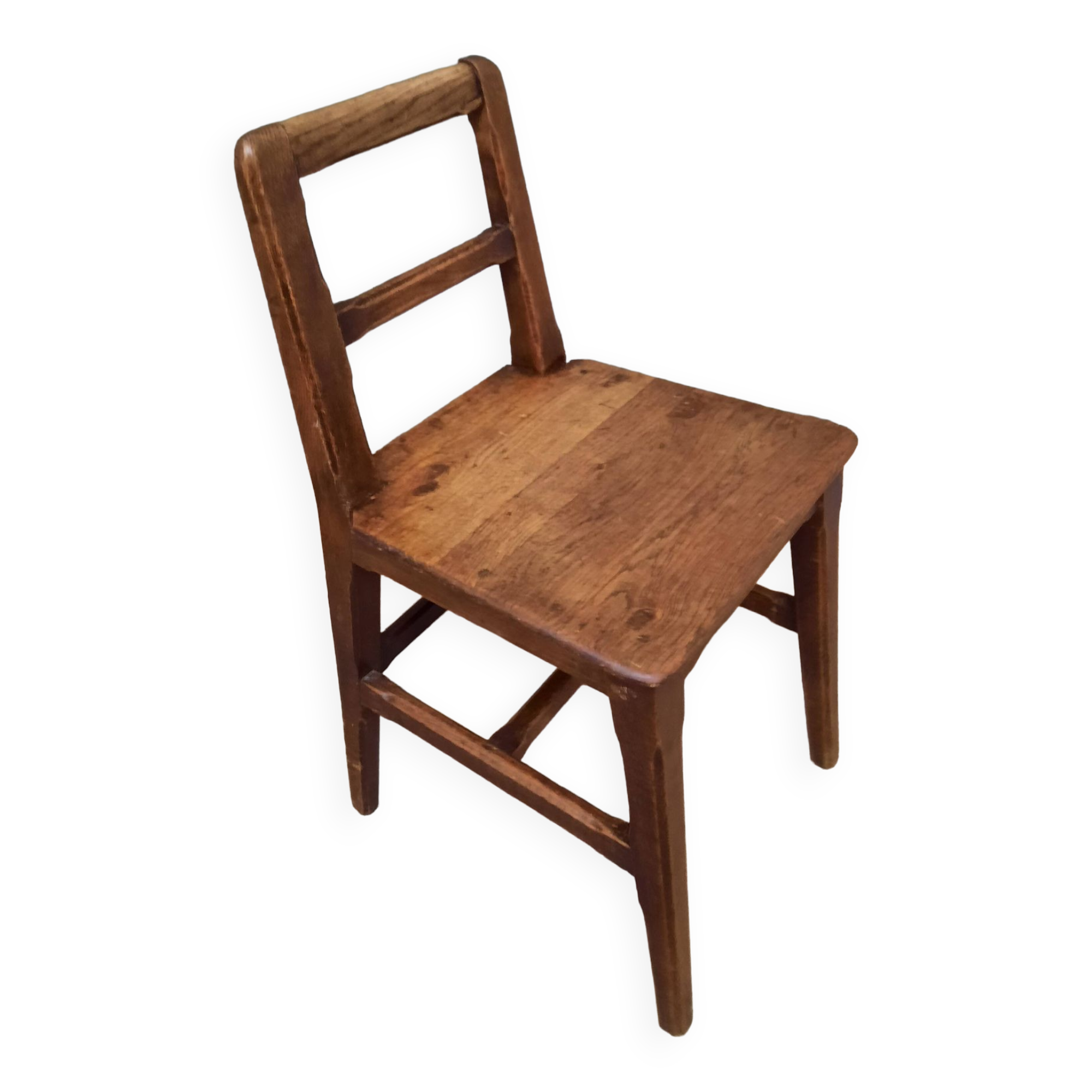 Rustic wooden chair