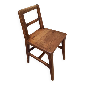 Rustic wooden chair