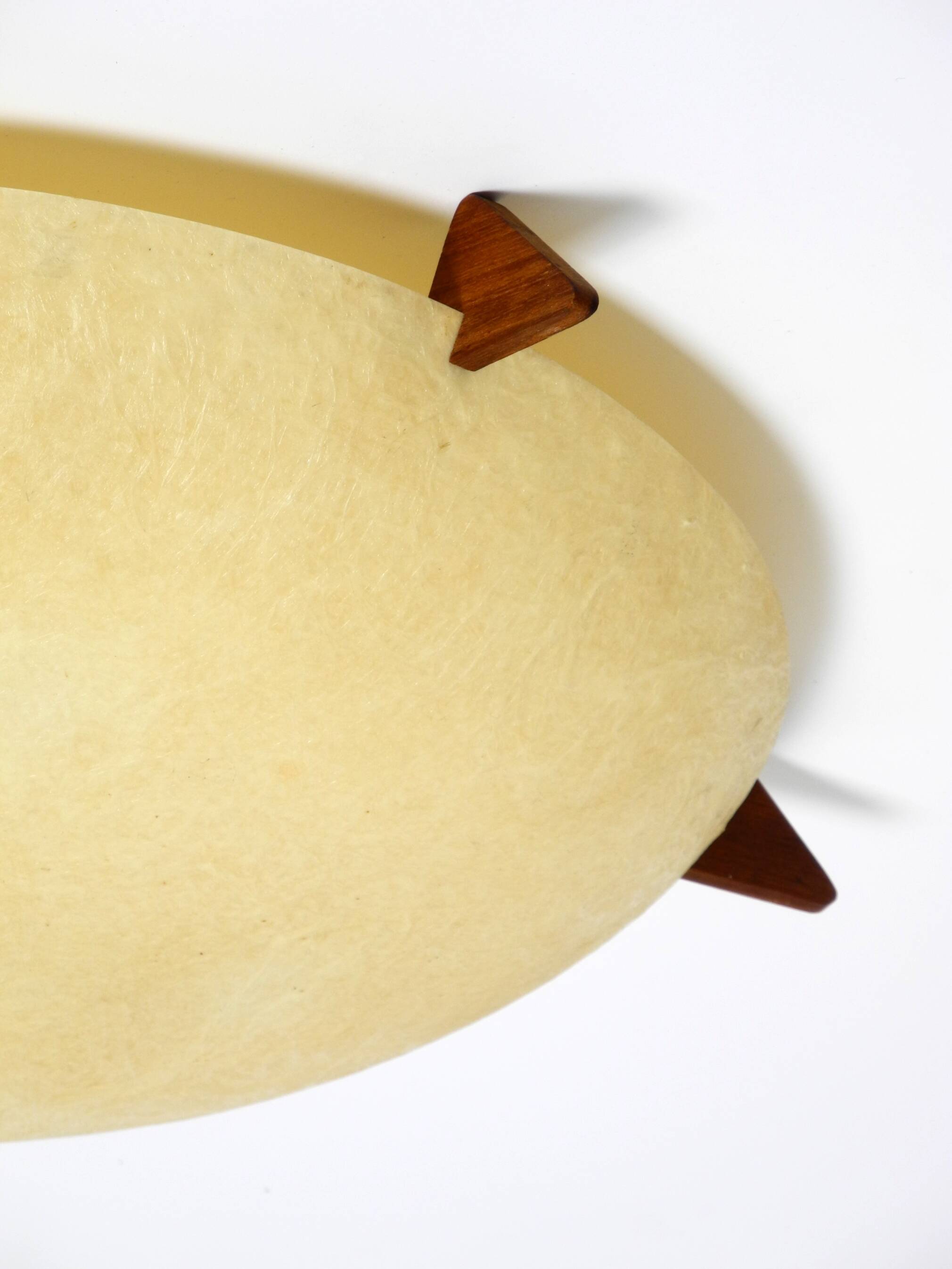 Beautiful original Mid Century Modern fiberglass ceiling or wall lamp