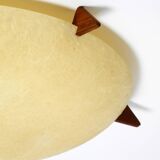 Beautiful original Mid Century Modern fiberglass ceiling or wall lamp