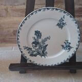 6 Sarreguemines plates