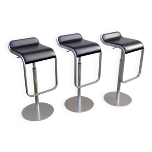 3 tabourets de bar réglables