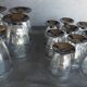 2 series vintages verres pied noir année 30