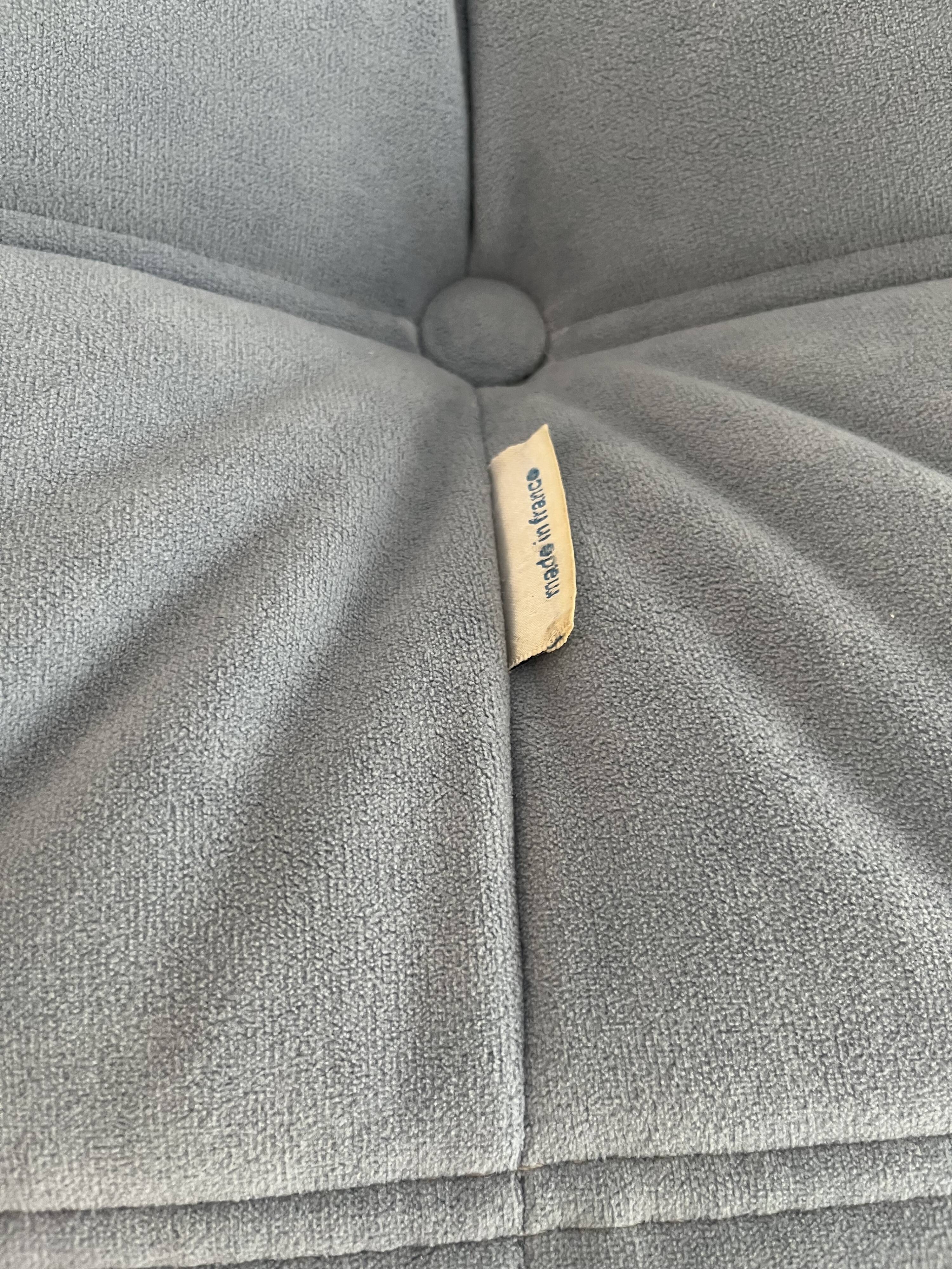 Blue Togo armchair by Michel Ducaroy for Ligne Roset