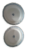 Two Bordeaux earthenware plates