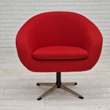 1960s, scandinavian design by Karl Eric Klote, swivel lounge chair