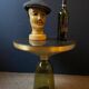 Exhibition head in West German pottery by Scheurich model 701
