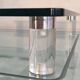 Marais international mtb110 - exceptional coffee table in altuglas & glass