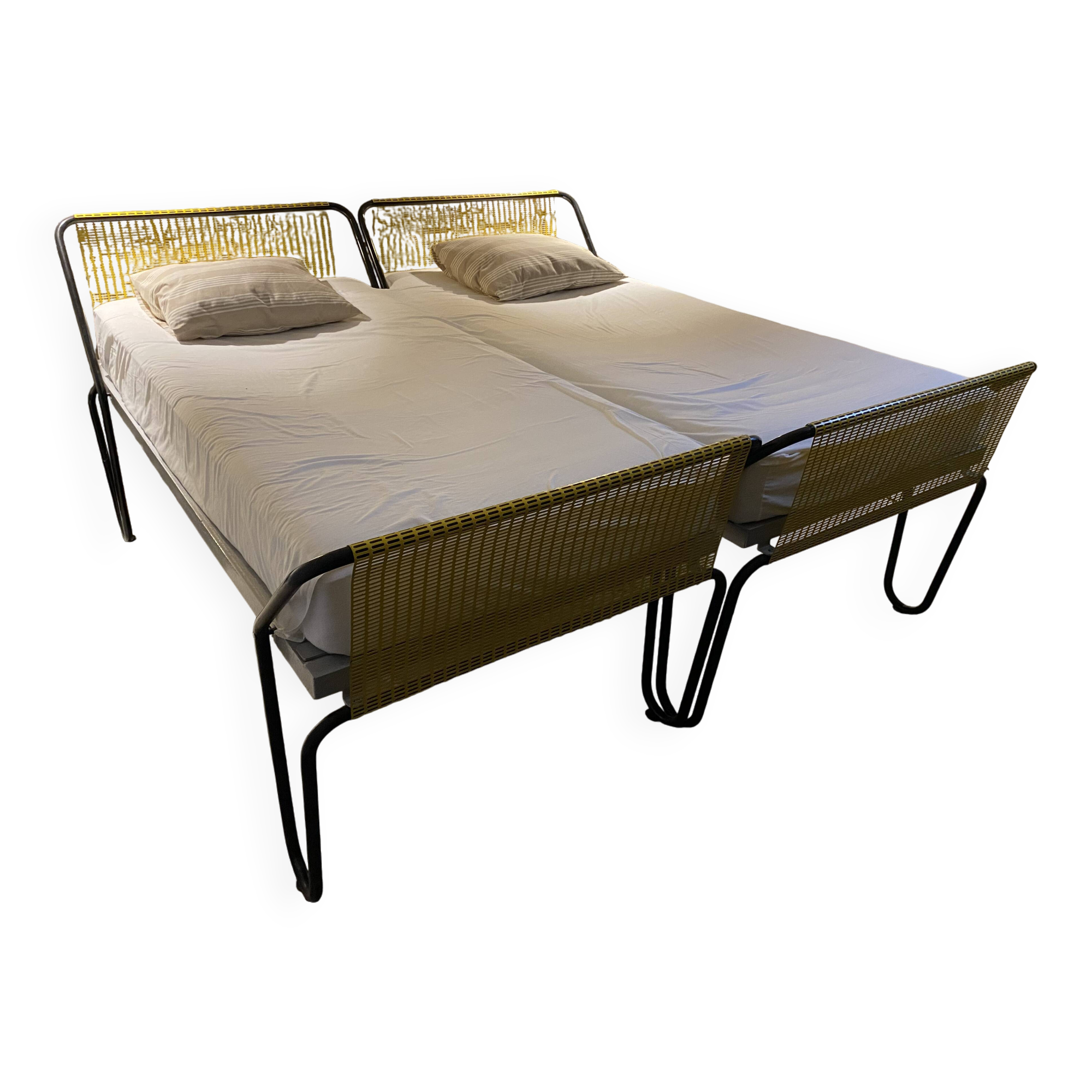 Jacques Hitier pair of beds