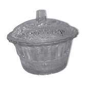 Sugar bowl, candy-maker décor fleur de lys vintage