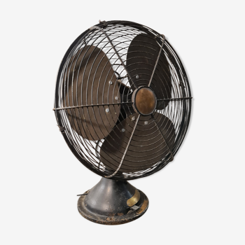 Ventilateur 1930 a 40 fonte et en laiton non fonctionnel  110w  tres lourd