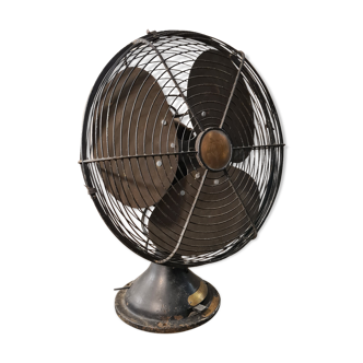 Fan 1930 a 40 cast iron and brass non-functional 110w very heavy