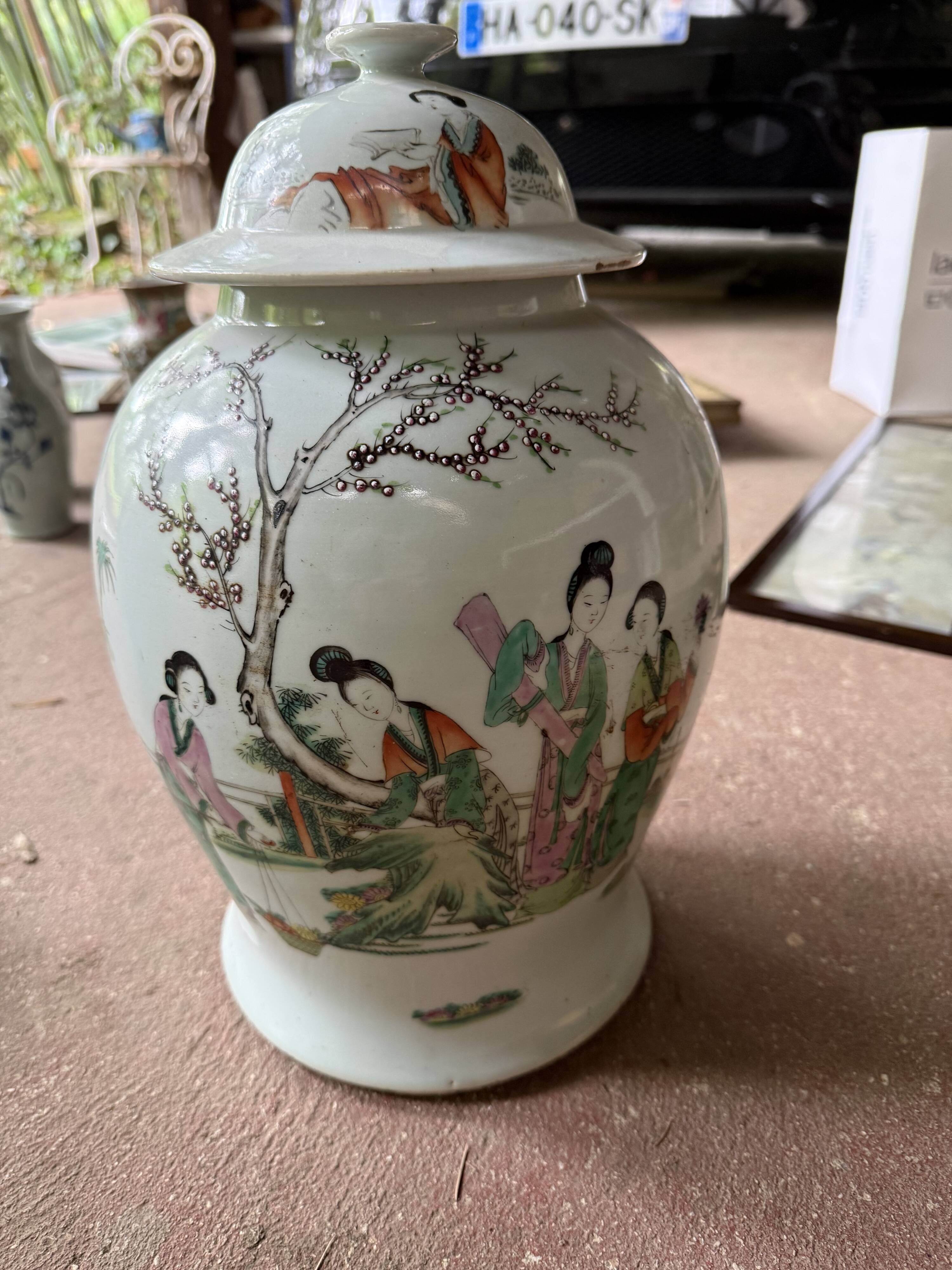 Large baluster vase
